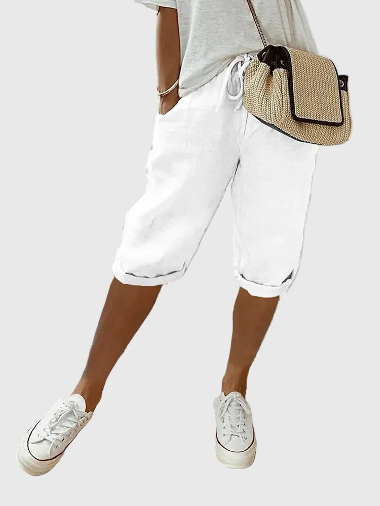 Spring | Light Cotton-Linen Shorts