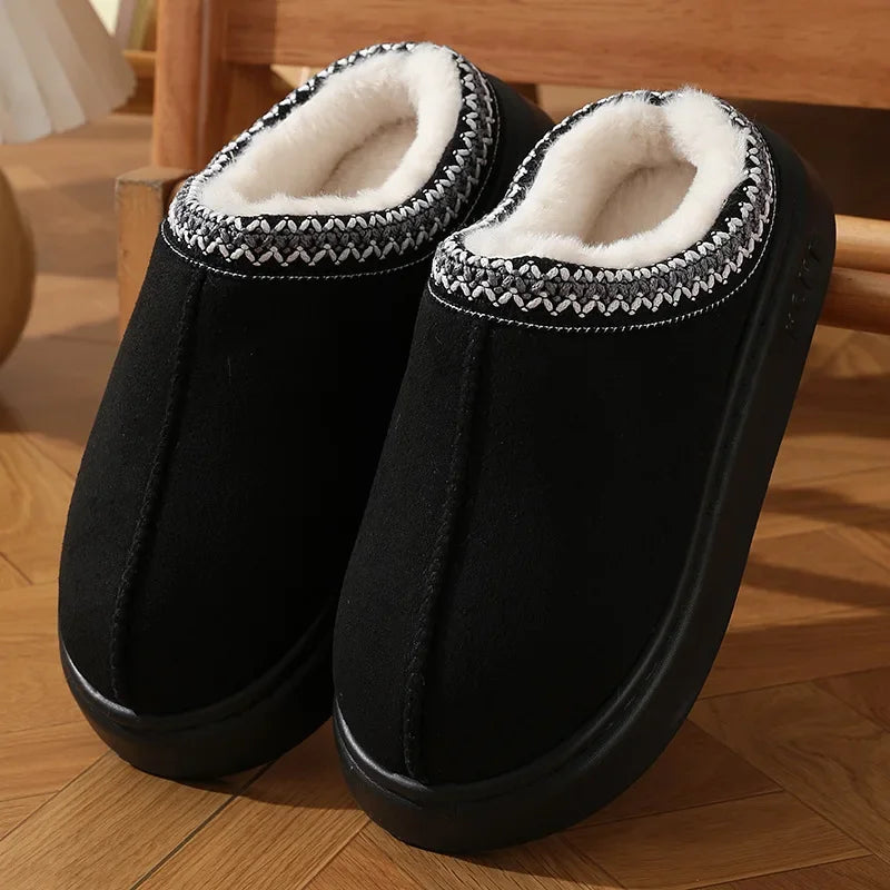 Karina - Fluffy Platform Slippers