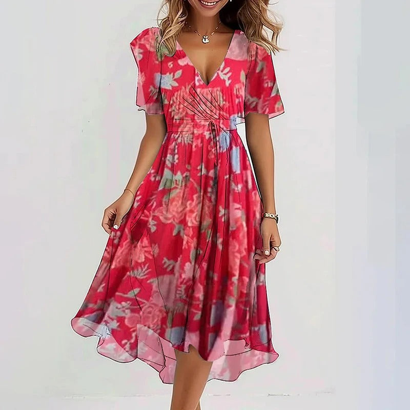 Eden - Elegant colourful dress