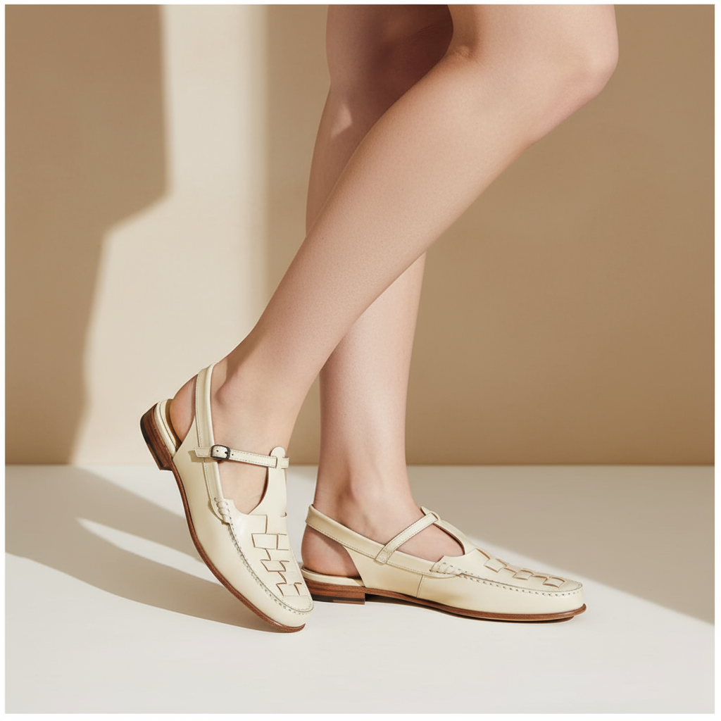 Carol - Woven Charm Sandals