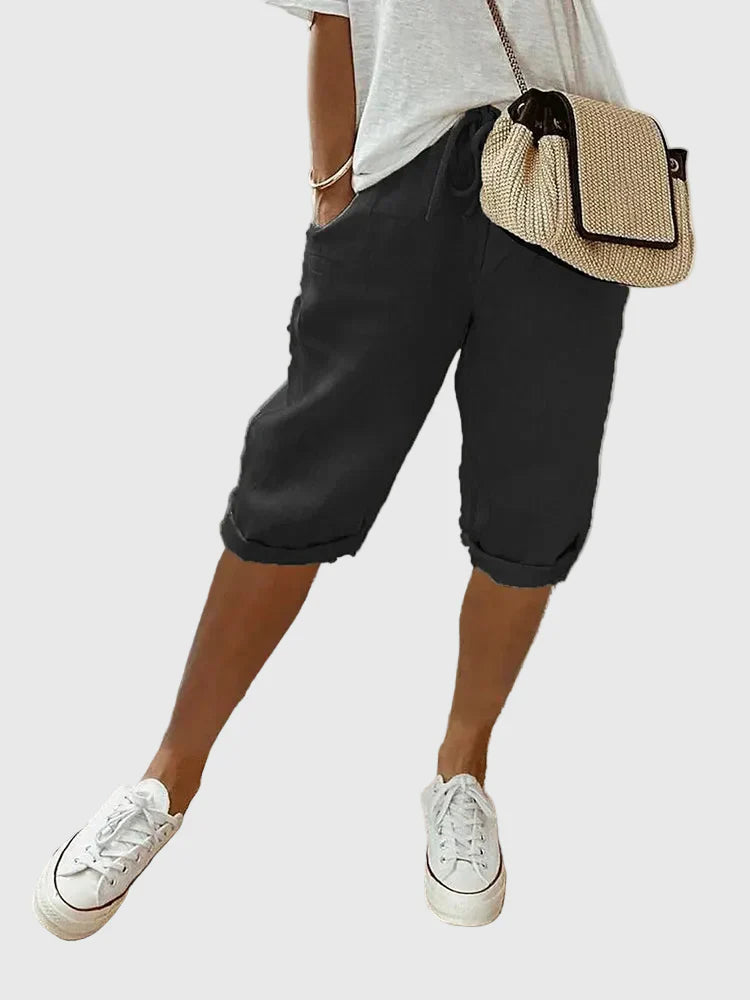 Spring | Light Cotton-Linen Shorts