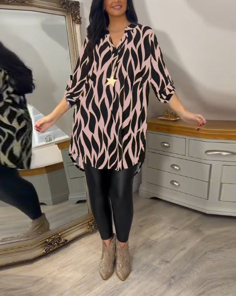 ALEXANDRA™ | Women Printed Loose-Fit Top