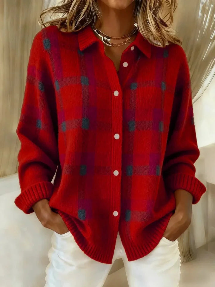 Brinovelle - Chic and Cozy Checkered Vest