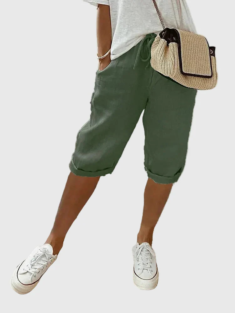 Spring | Light Cotton-Linen Shorts