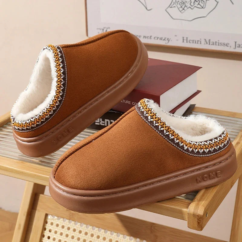 Karina - Fluffy Platform Slippers