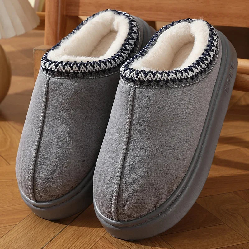 Karina - Fluffy Platform Slippers
