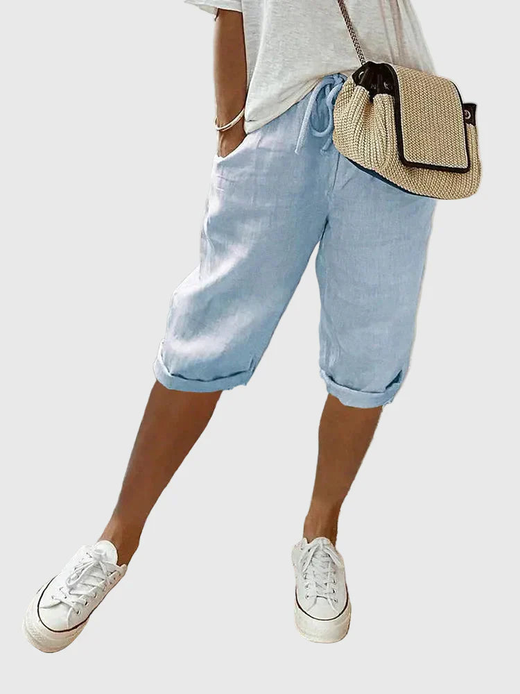 Spring | Light Cotton-Linen Shorts